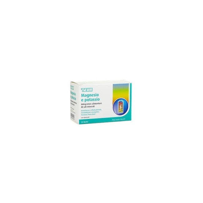Magnesio Potassio Teva 24 Buste Magnesio Potassio Teva 24 Buste