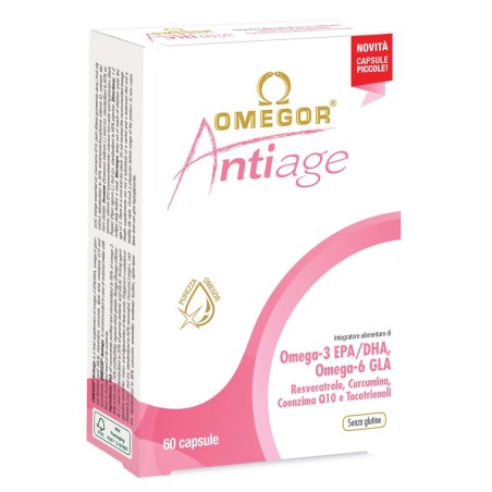 Omegor Antiage integratore antiossidante 60 perle