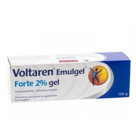 Voltaren Emulgel gel 100g con diclofenac 2% per dolori al ginocchio -  Para-Farmacia Bosciaclub