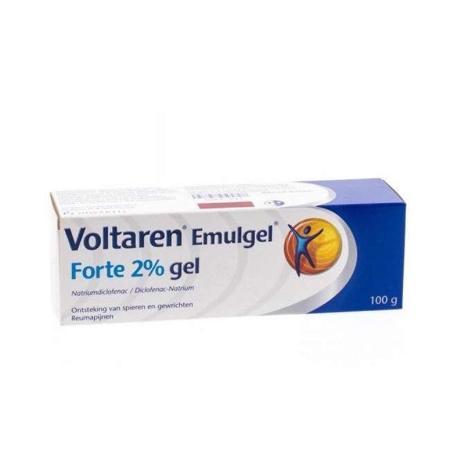 Voltaren Emulgel gel 100g con diclofenac 2% per dolori al ginocchio -  Para-Farmacia Bosciaclub