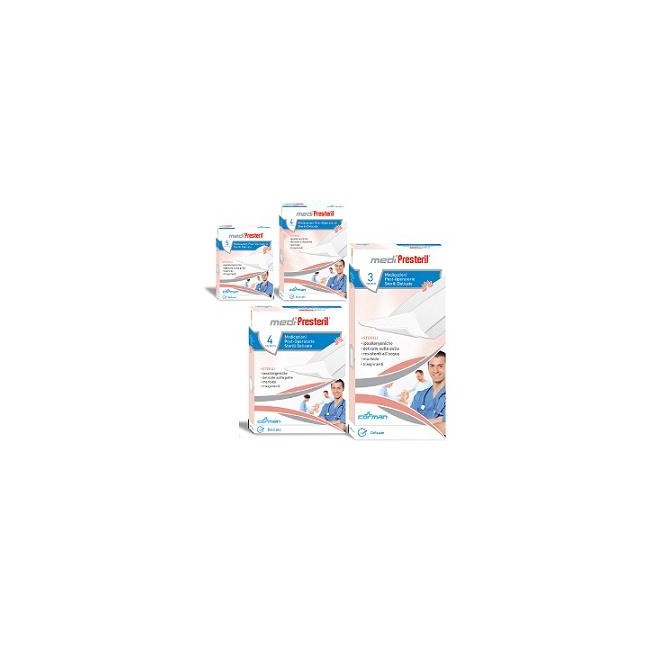 Medipresteril medicazione post operatoria delicata 5x7,5 5 pezzi
