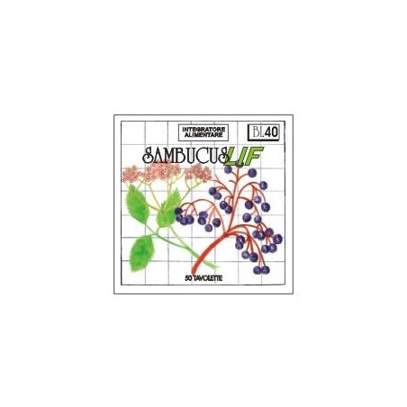 Sambucus Lif 50 Tavolette Sambucus Lif 50 Tavolette