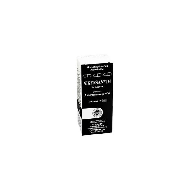 Nigersan D4 20 capsule Sanum Nigersan D4 20 capsule Sanum