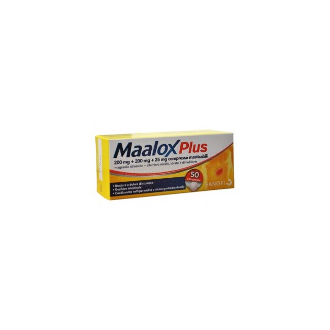 Sanofi Maalox Plus 50 Compresse Masticabili