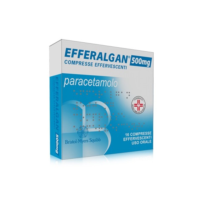 Bristol-myers Squibb Efferalgan 16 Compresse Effervescenti 500 Mg