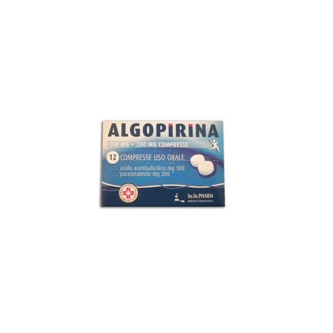 So. Se. Pharm Algopirina 12 Compresse 300 Mg + 200 Mg