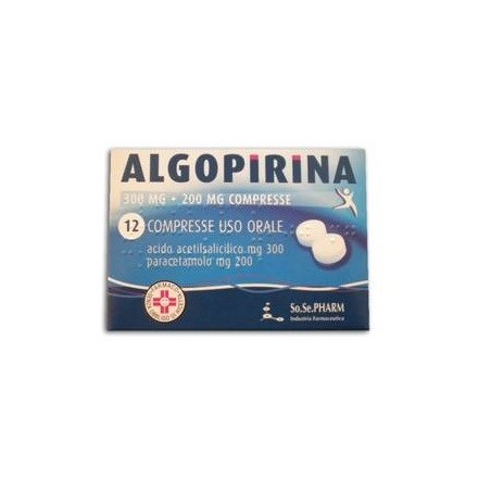 So. Se. Pharm Algopirina 12 Compresse 300 Mg + 200 Mg