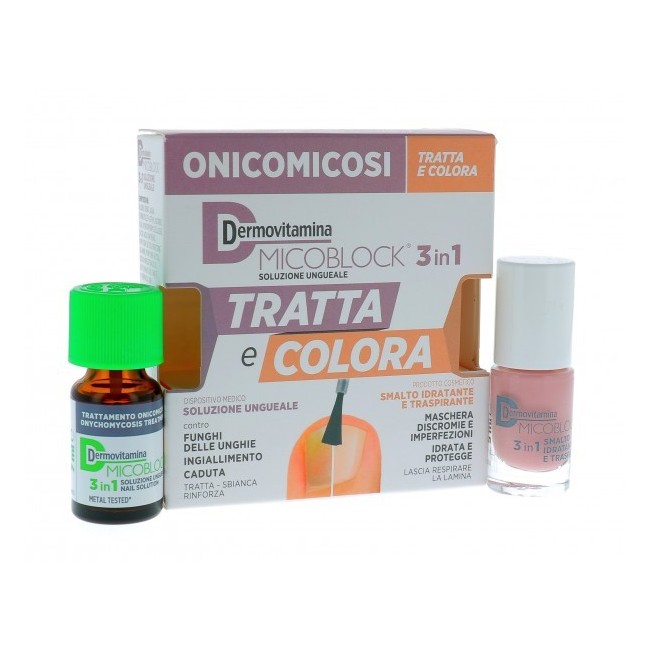 Dermovitamina micoblock smalto trattante e colorante Dermovitamina micoblock smalto trattante e colorante
