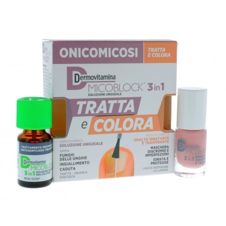 Dermovitamina micoblock smalto trattante e colorante Dermovitamina micoblock smalto trattante e colorante