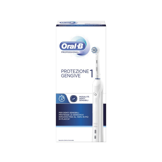 Oral-b spazzolino elettrico professional protezione gengive 1 Oral-b spazzolino elettrico professional protezione gengive 1