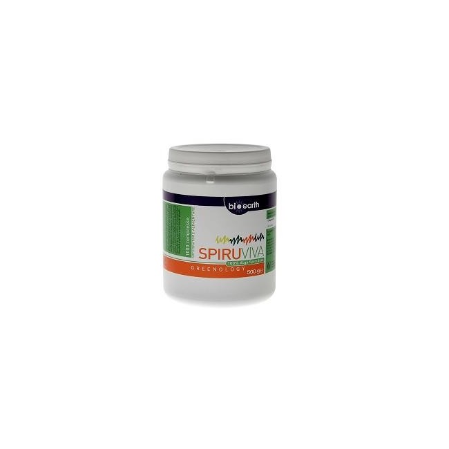 Bioearth Spiruviva integratore di spirulina 1000 capsule