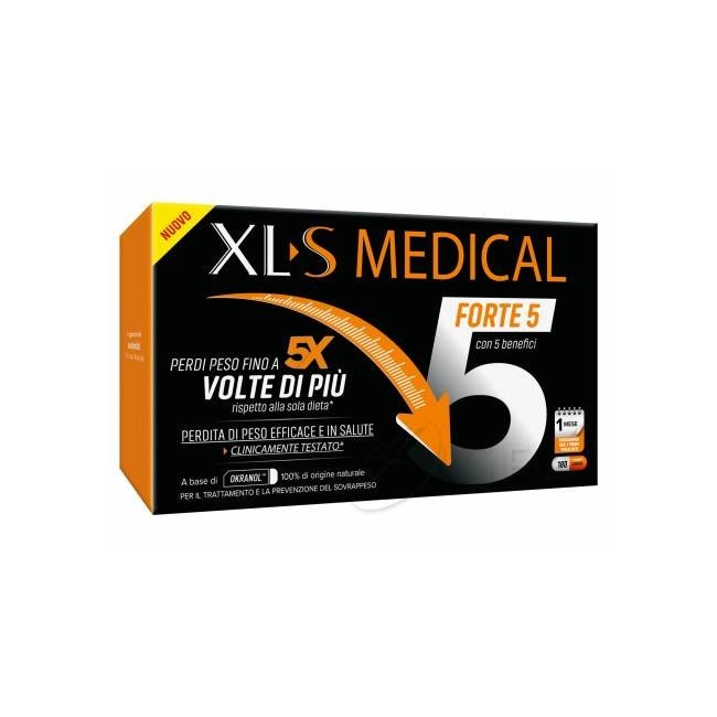 XLS Medical Forte 5 Integratore dimagrante 180 Capsule