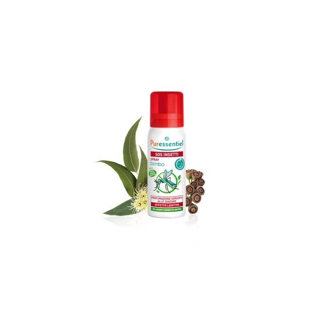Puressentiel spray sos insetti e zanzare per bambini 60ml