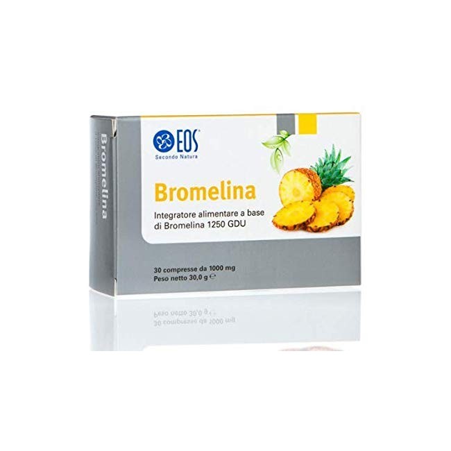 Eos bromelina 30 compresse integratore antinfiammatorio naturale