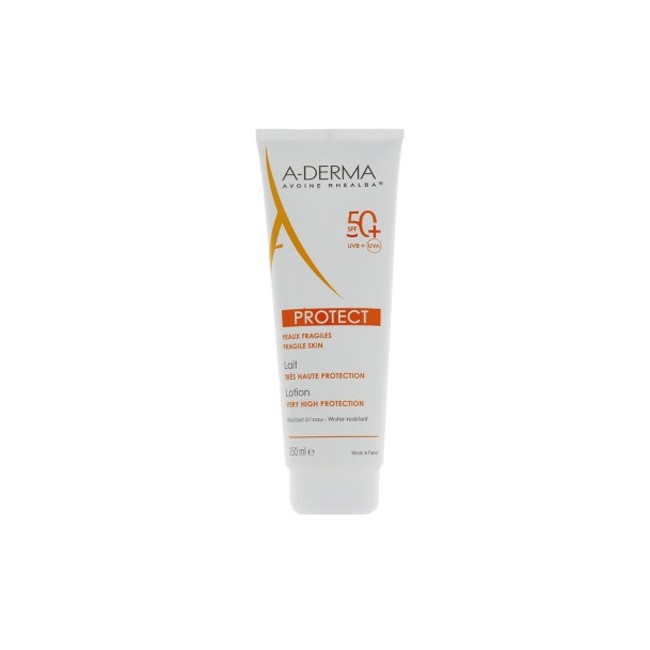Aderma protect latte protezione solare pelli delicate 50+ 250 ml Aderma protect latte protezione solare pelli delicate 50+ 250 ml