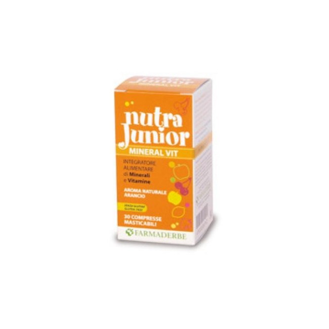 NUTRA JUNIOR MINERAL VITAMINE 30 COMPRESSE 45 G NUTRA JUNIOR MINERAL VITAMINE 30 COMPRESSE 45 G