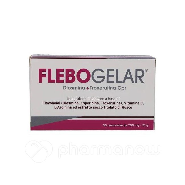 FLEBOGELAR 30 COMPRESSE 21 G FLEBOGELAR 30 COMPRESSE 21 G