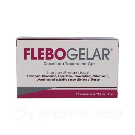 FLEBOGELAR 30 COMPRESSE 21 G FLEBOGELAR 30 COMPRESSE 21 G