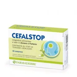 Cefalstop 2 blister x 15 compresse rimedio naturale per mal di testa