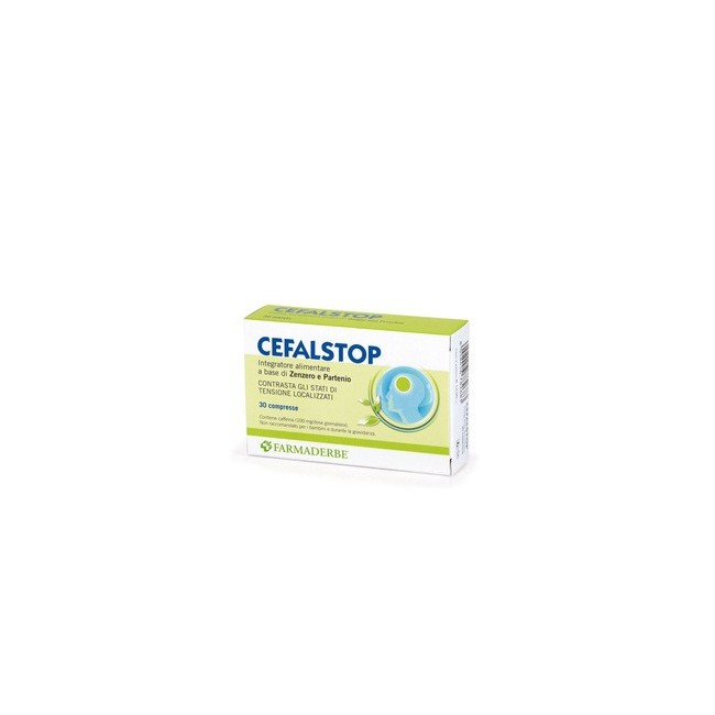 Cefalstop 2 blister x 15 compresse rimedio naturale per mal di testa