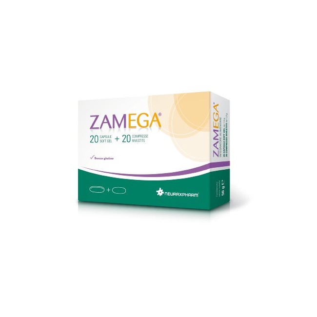 ZAMEGA 20 CAPSULE SOFTGEL + 20 COMPRESSE RIVESTITE