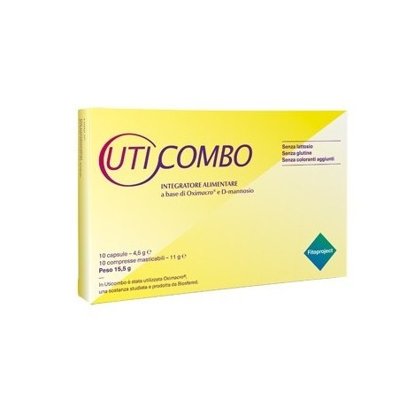 UTICOMBO 10 CAPSULE + 10 COMPRESSE MASTICABILI UTICOMBO 10 CAPSULE + 10 COMPRESSE MASTICABILI