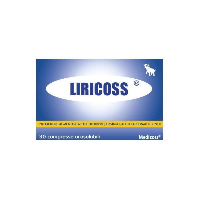 Liricoss 30 compresse orosolubili rimedio per la voce bassa Liricoss 30 compresse orosolubili rimedio per la voce bassa