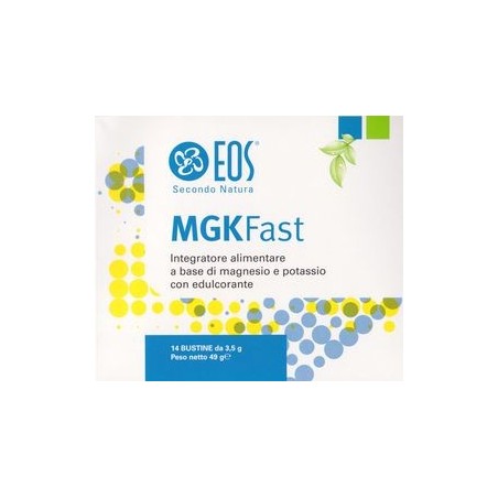 Eos mgk fast 14 bustine integratore di magnesio e potassio Eos mgk fast 14 bustine integratore di magnesio e potassio