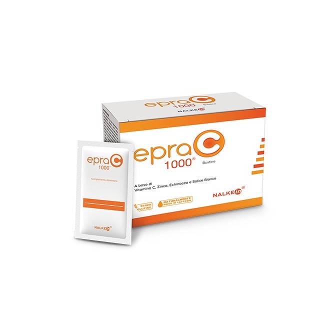 Eprac 1000 20 bustine integratore alimentare di vitamina C