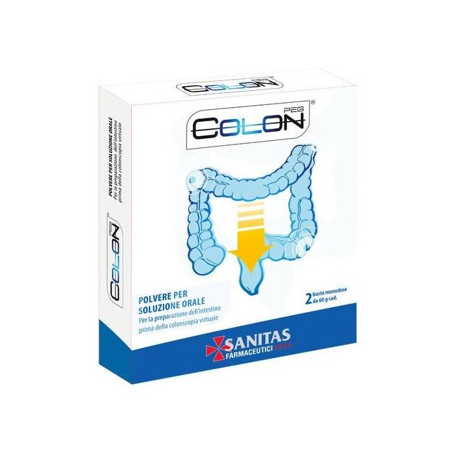 Colonpeg 2 buste da 60 g dispositivo medico per la colonscopia Colonpeg 2 buste da 60 g dispositivo medico per la colonscopia