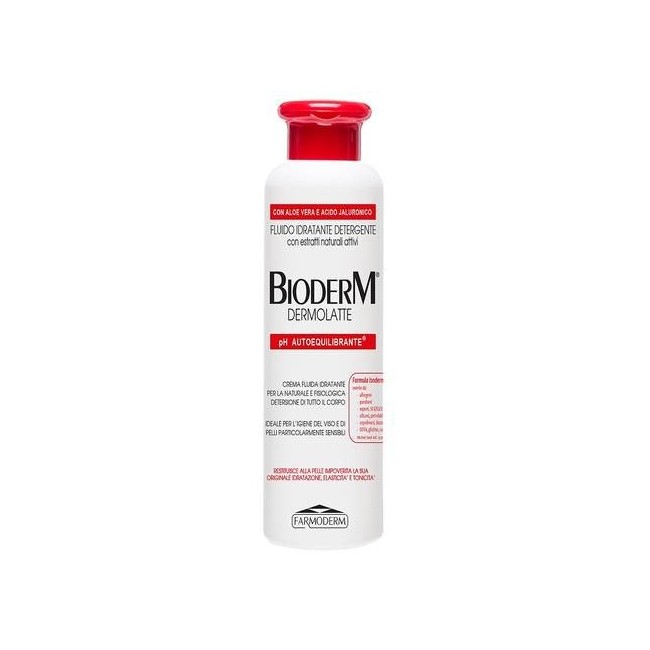 Bioderm dermolatte crema fluida pelle sensibile e irritata 250 ml Bioderm dermolatte crema fluida pelle sensibile e irritata 250 ml