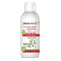 Aloevera 2 Succo Puro Aloe + Antiossidante 1000 Ml