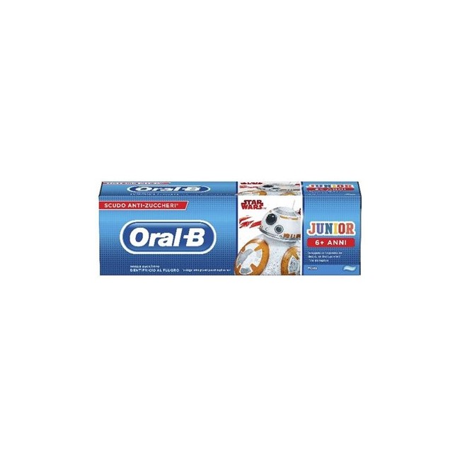 Oralb dentifricio junior star wars bambini 6-12 anni Oralb dentifricio junior star wars bambini 6-12 anni