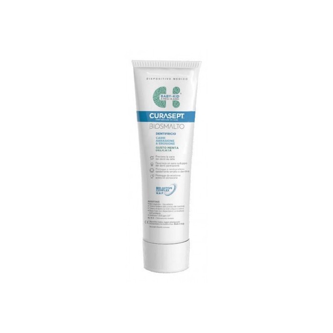Curasept biosmalto dentifricio bambini baby kid menta 50 ml Curasept biosmalto dentifricio bambini baby kid menta 50 ml