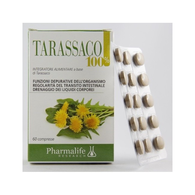 Pharmalife Tarassaco 100% 60 compresse Pharmalife Tarassaco 100% 60 compresse