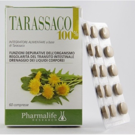 Pharmalife Tarassaco 100% 60 compresse Pharmalife Tarassaco 100% 60 compresse