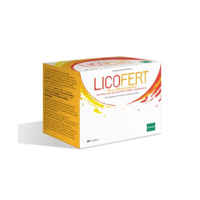 Licofert 20 buste integratore per la fertilità maschile