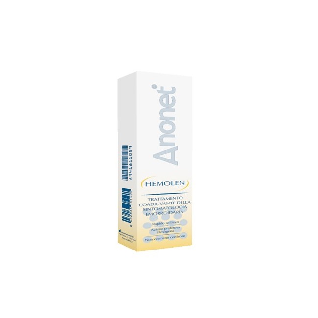 Uniderm Hemolen anonet crema per le emorroidi 30 ml