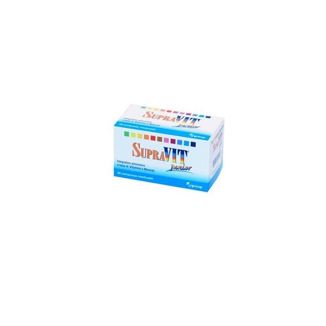 Supravit junior 60 compresse masticabili di vitamine per bambini Supravit junior 60 compresse masticabili di vitamine per bambini