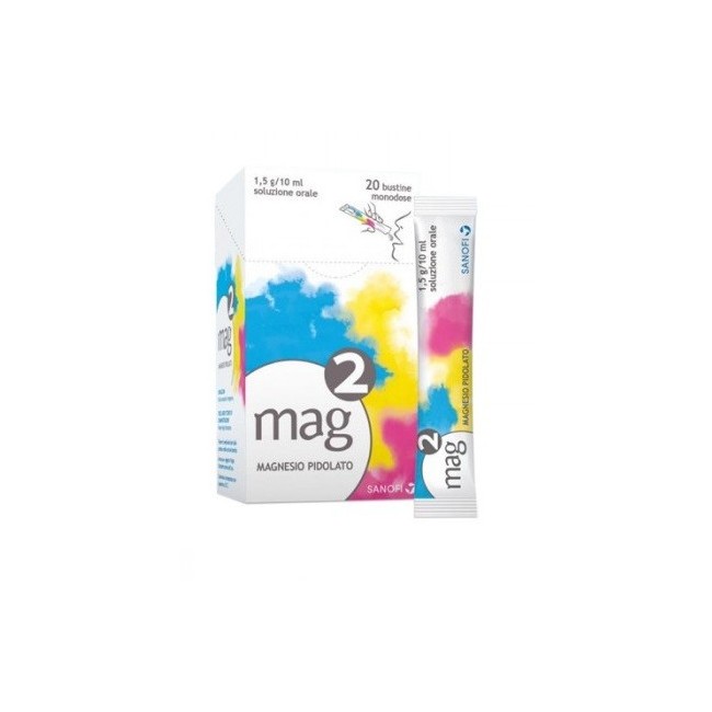 MAG 2*os soluz 20 bustine monodose 10 ml 1,5 g/10 ml MAG 2*os soluz 20 bustine monodose 10 ml 1,5 g/10 ml