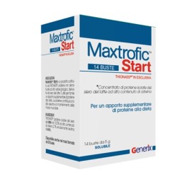 Maxtrofic start 14 bustine integratore alimentare di proteine
