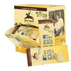 Alce nero Miele acacia bio organico 32 bustine