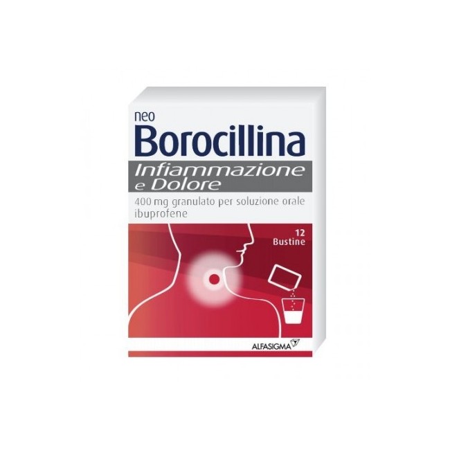 Neoborocillina infiammazione e dolore 12 bustine