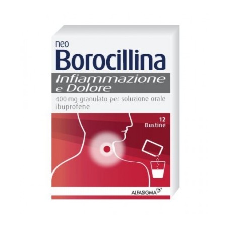 Neoborocillina infiammazione e dolore 12 bustine Neoborocillina infiammazione e dolore 12 bustine