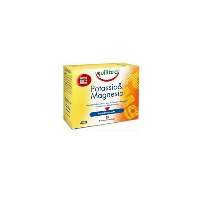Equilibra Potassio e magnesio 20 bustine integratore alimentare Equilibra Potassio e magnesio 20 bustine integratore alimentare