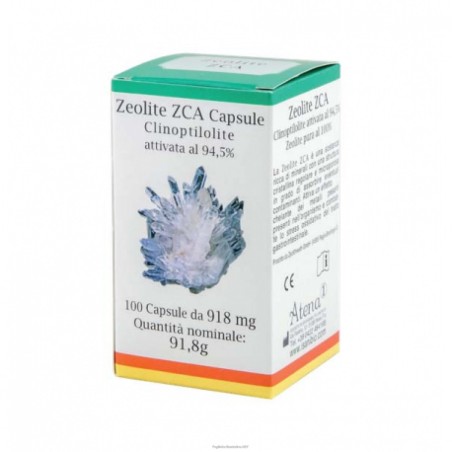 Atena Zeolite 100 capsule 91,8 g integratore alimentare Atena Zeolite 100 capsule 91,8 g integratore alimentare
