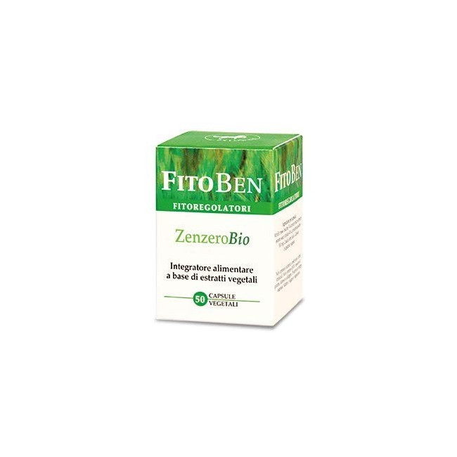 Fitoben Zenzerobio 50 capsule vegetali integratore alimentare Fitoben Zenzerobio 50 capsule vegetali integratore alimentare