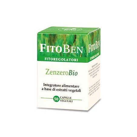 Fitoben Zenzerobio 50 capsule vegetali integratore alimentare Fitoben Zenzerobio 50 capsule vegetali integratore alimentare