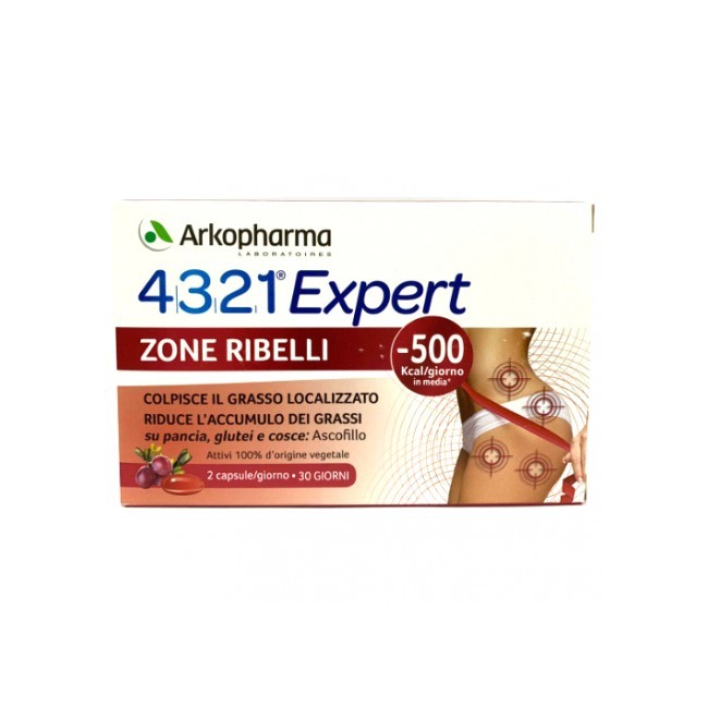 4321 slim zone ribelli 60 capsule integratore dimagrante