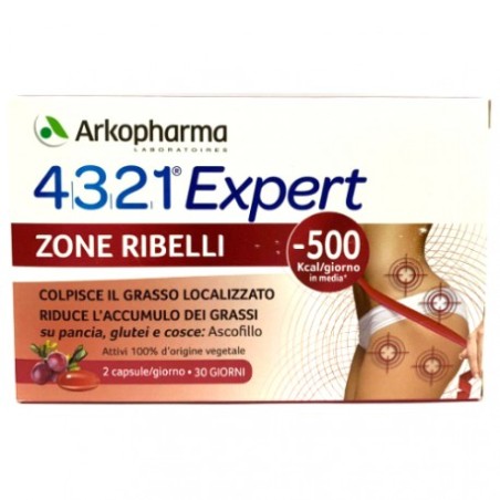 4321 slim zone ribelli 60 capsule integratore dimagrante